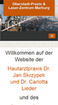 Mobile Screenshot of laser-zentrum-marburg.de